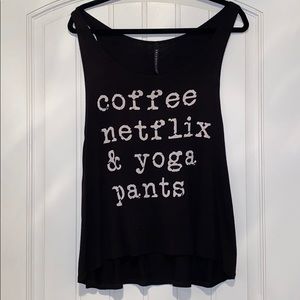 Coffee, Netflix & Yoga Pants Tank Top